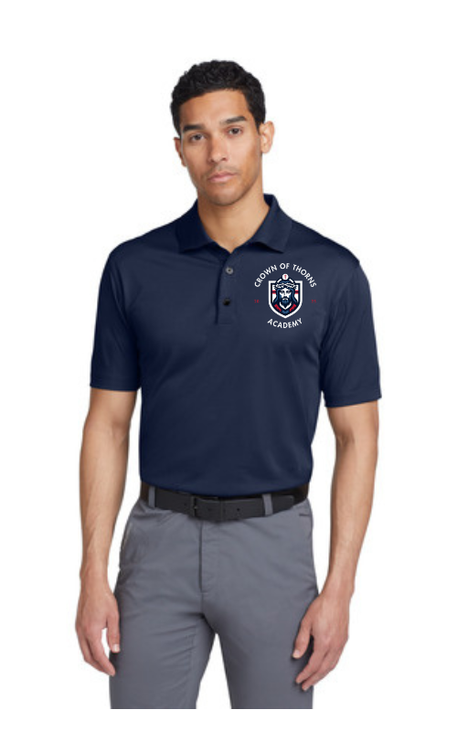 Mens Tech Basic Dri-FIT Short Sleeve Polo with Embroidered Logo - 203690