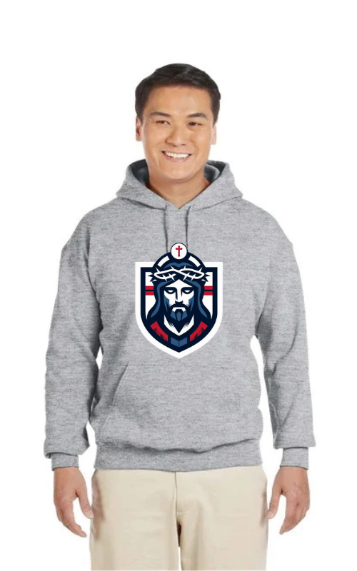 Mens Heavy Blend™ Hooded Sweatshirt with Vinyl Logo- 18500