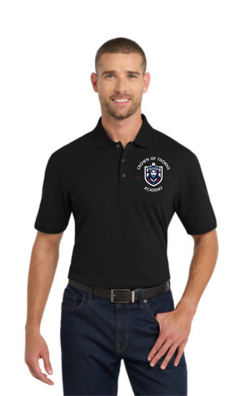 Mens EZCotton® Short Sleeve Polo with Embroidered Logo - K8000