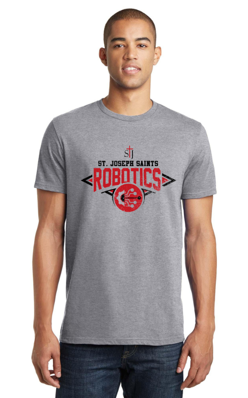 Adult Short Sleeve T-Shirt with Academic Teams Logo DT5000
