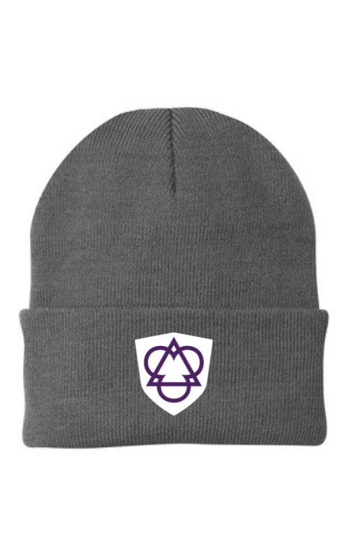 Knit Winter Cap with Embroidered HTS Logo CP90