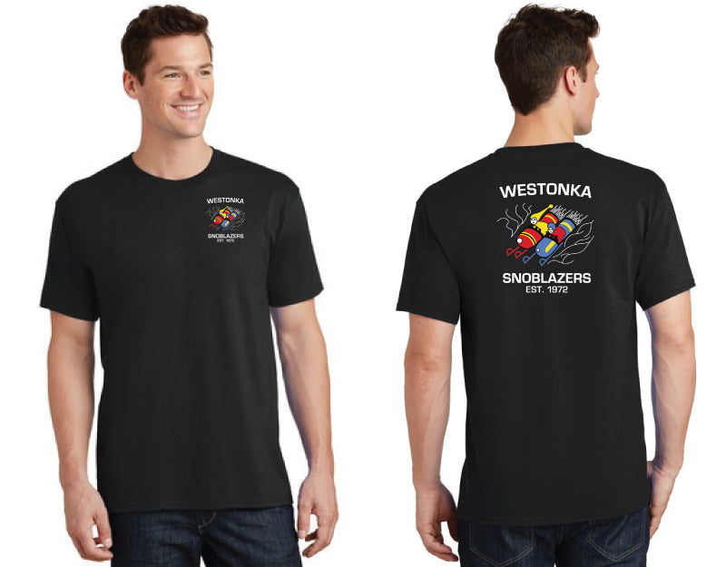 Core Cotton Tee with front and back logo