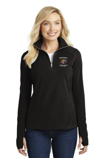 Ladies Microfleece 1/2-Zip Pullover