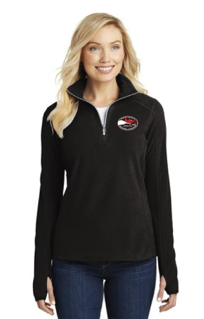 Ladies Microfleece 1/2-Zip Pullover