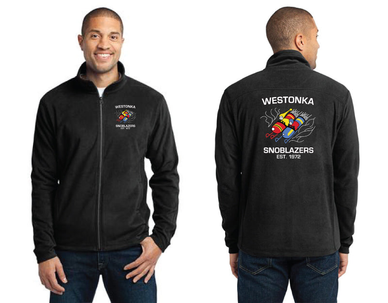 Microfleece Jacket with front and back logo