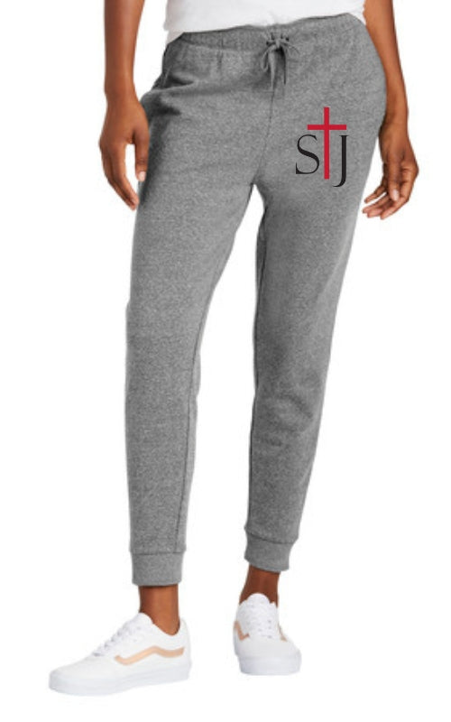 Women's Perfect Tri® Fleece Jogger with Vinyl STJ Logo DT1310