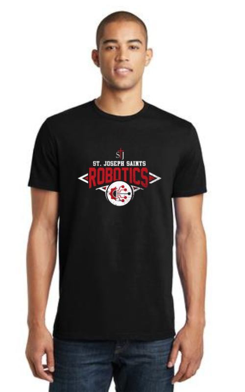 Adult Short Sleeve T-Shirt with Academic Team Logo DT5000