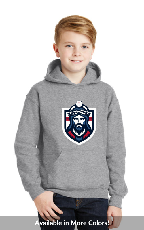 Youth Heavy Blend™ Hooded Sweatshirt with Vinyl Logo - 18500B