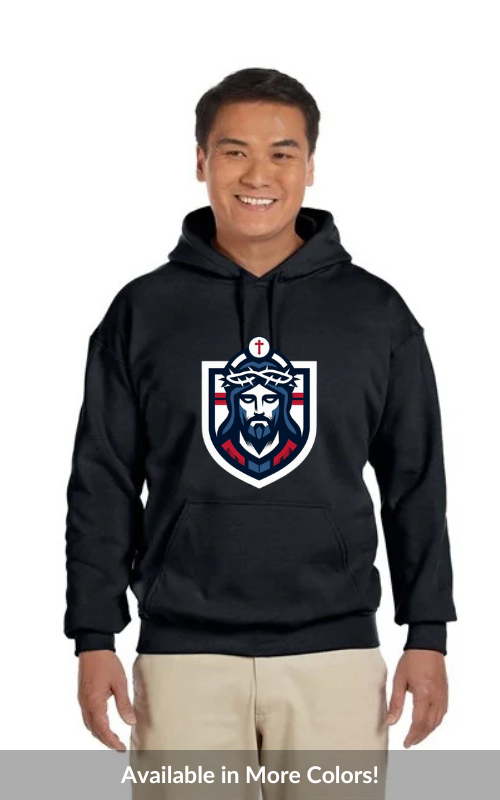 Mens Heavy Blend™ Hooded Sweatshirt with Vinyl Logo- 18500