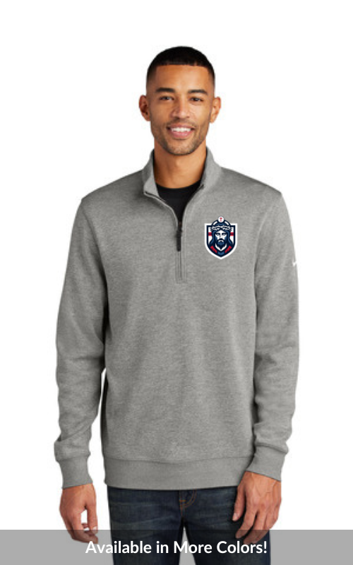 Mens Dri-FIT Corporate 1/2-Zip Pullover Jacket with Embroidered Logo NKFD9892