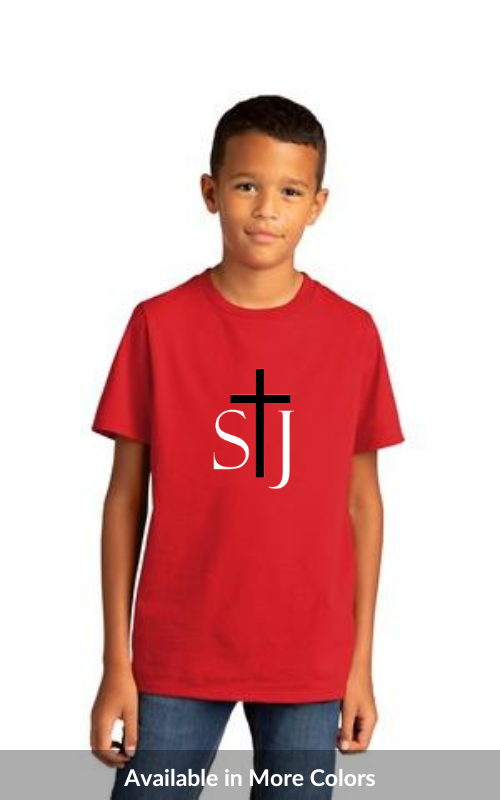 Youth Re-Tee ® Short Sleeve Tee with STJ Logo DT8000Y