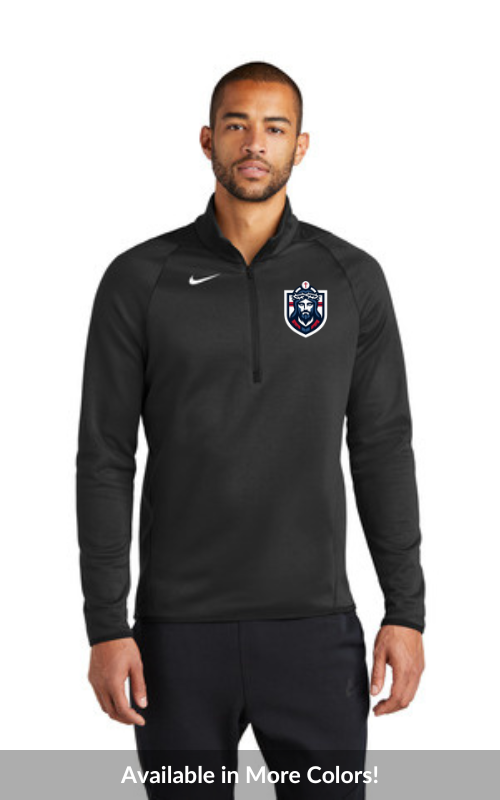 Mens Therma-FIT 1/4-Zip Fleece Jacket with Embroidered Logo CN9492