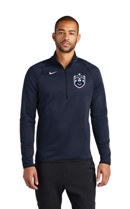 Mens Therma-FIT 1/4-Zip Fleece Jacket with Embroidered Logo CN9492