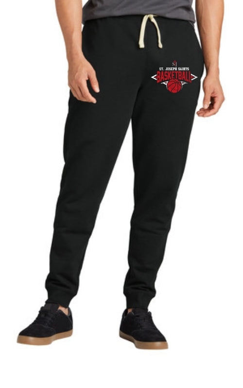 Mens Re-Fleece™ Sustainable Fabric Jogger with Basketball Logo DT8107