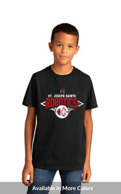 Youth Re-Tee® Short Sleeve Tee with Robotics Logo DT8000Y