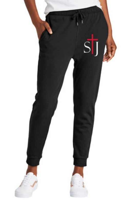 Women's Perfect Tri® Fleece Jogger with Vinyl STJ Logo DT1310