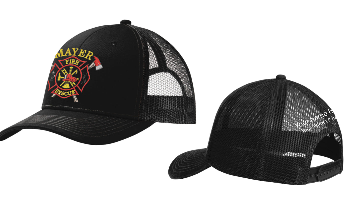 Embroidered Port Authority® Snapback Trucker Cap