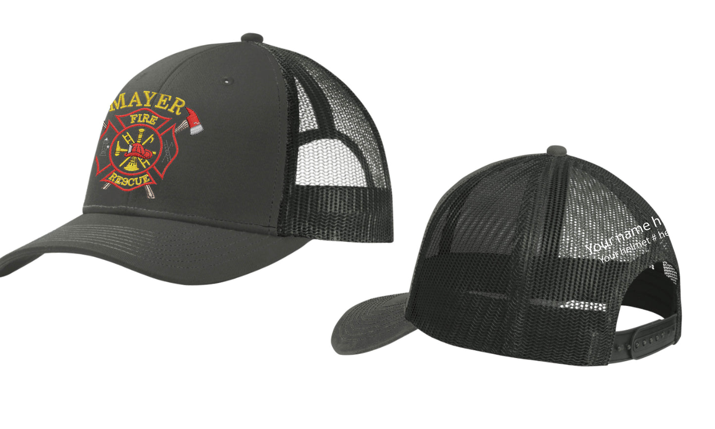 Embroidered Port Authority® Snapback Trucker Cap