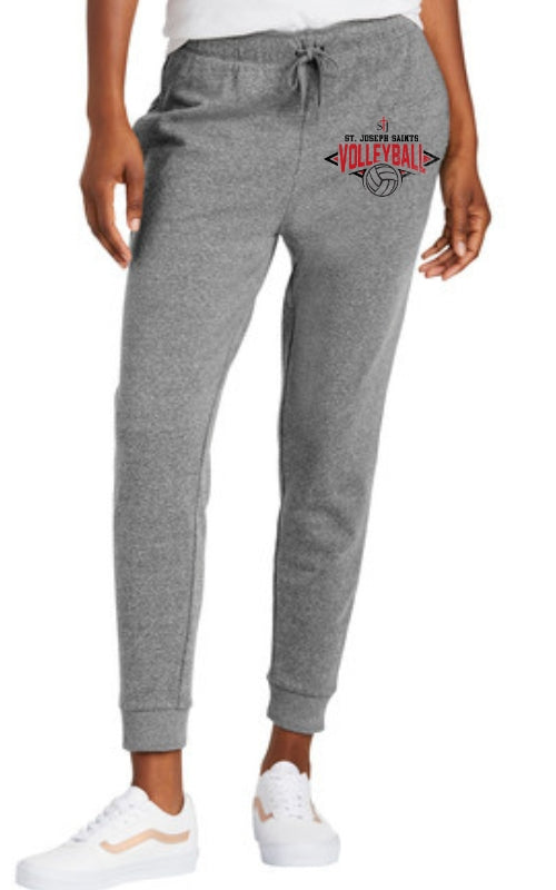 Women's Perfect Tri® Fleece Jogger with Volleyball Logo DT1310