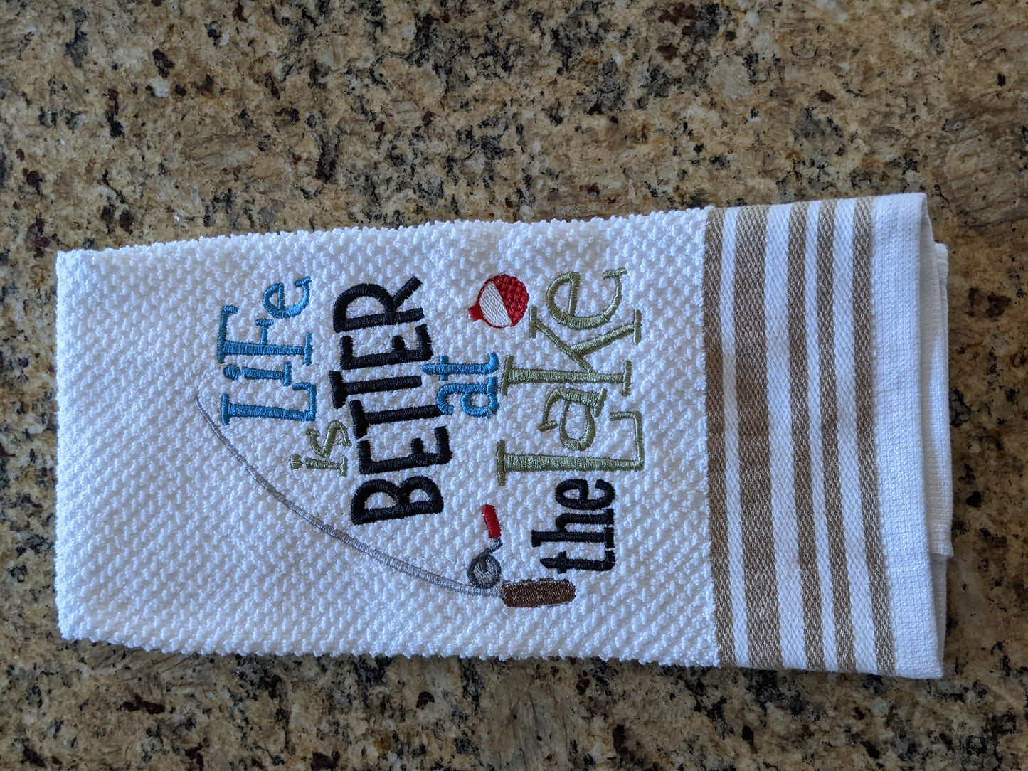 Life is Better at the Lake Towel