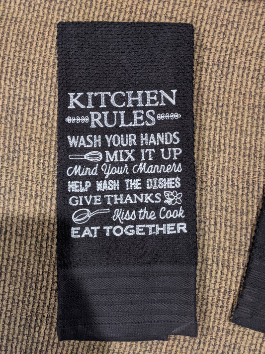 Kitchen Rules Towel