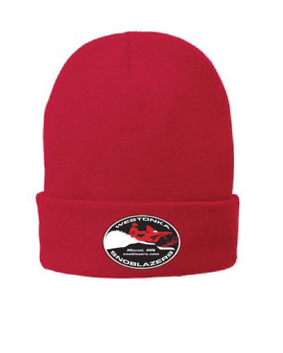 Knit Cap Red Main Logo