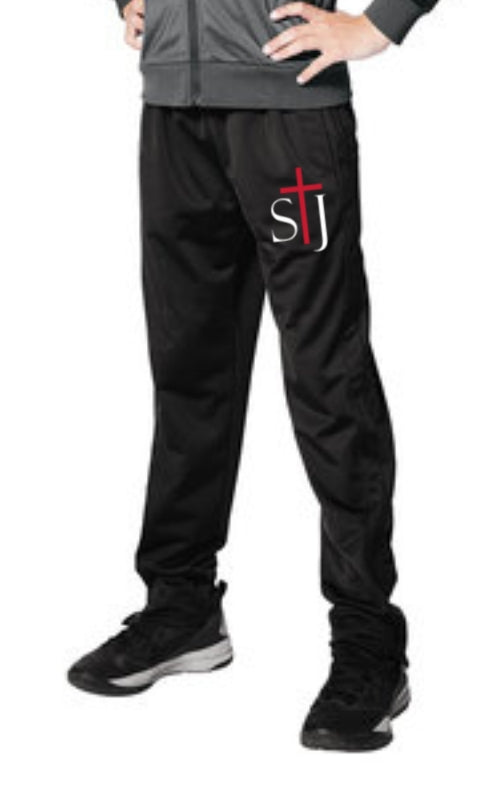 Youth Tricot Track Jogger with Vinyl STJ Logo YPST95
